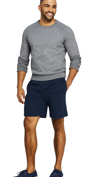 lands end knit shorts